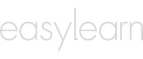 Logo von easylearn in grau