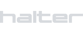 Logo der Halter AG in grau